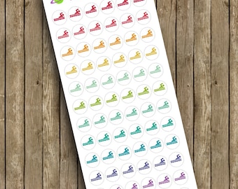 SWIMMING Planner Stickers