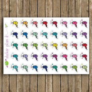 LASER HAIR REMOVAL Treatment Planner Stickers