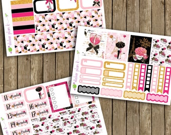 VALENTINE'S DAY Weekly Planner Sticker Kit