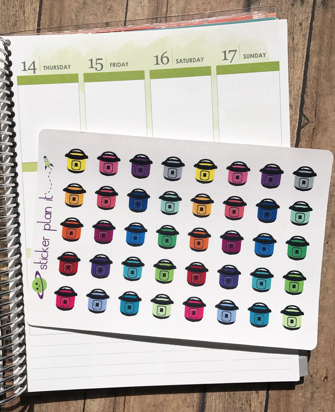 Instant Pot Planner Stickers! Set of 40, Perfect for the Erin Condren ...