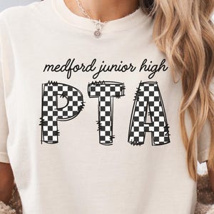 Personalized Custom PTA Shirt Parent Teacher Association TShirt Custom PTA Mom Shirt Gift Homeroom Mom School Volunteer Shirt PTA Squad Tee