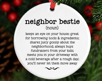 Neighbor Ornament Etsy