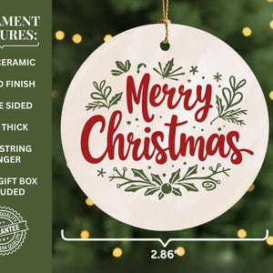 Banff Christmas Ornament 2026 Moraine Lake Alberta Canada Personalized Travel Keepsake Gift Rocky Mountains Art Decor Banff Ornament Xmas image 12