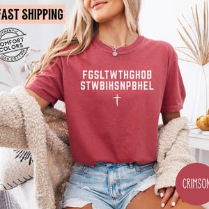 Camiseta con versículo bíblico cristiano Juan 3:16 Camiseta "Porque de tal manera amó Dios al mundo" Camiseta Regalo basado en la fe para mujeres y hombres Camiseta de pastor Camiseta gospel imagen 8