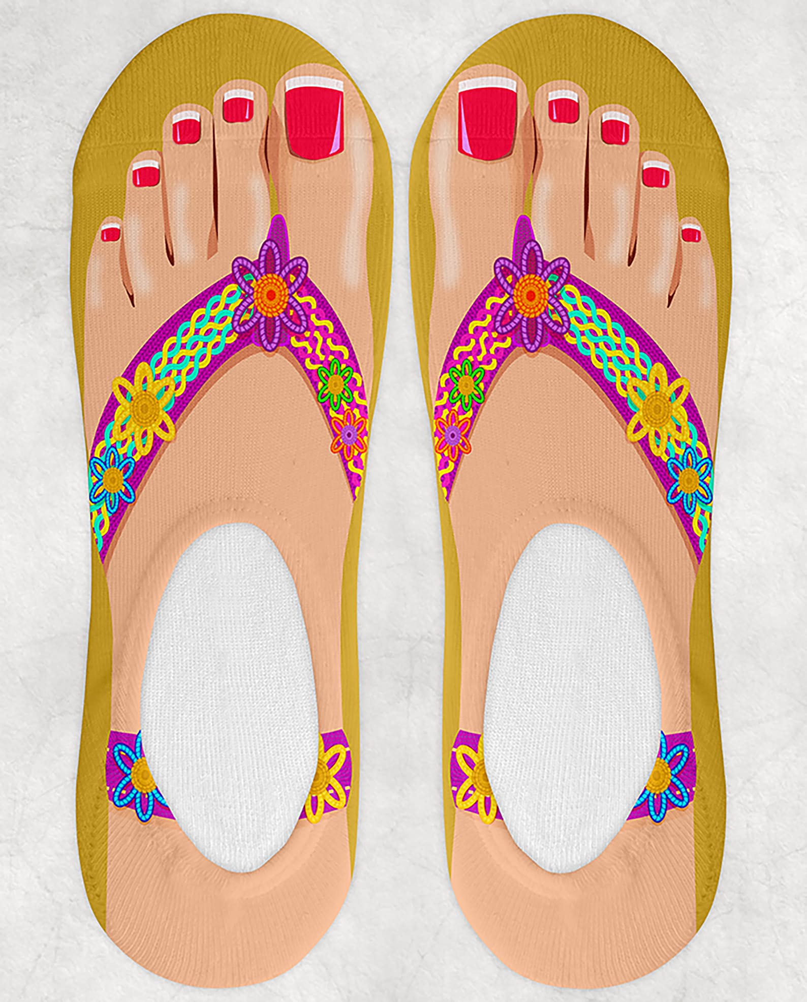 Womens Flip Flop Sandal Socks No Show Socks Look Like Feet Etsy Womens Flip Flop Sandal Socks No Show Socks Look Like Feet Etsy