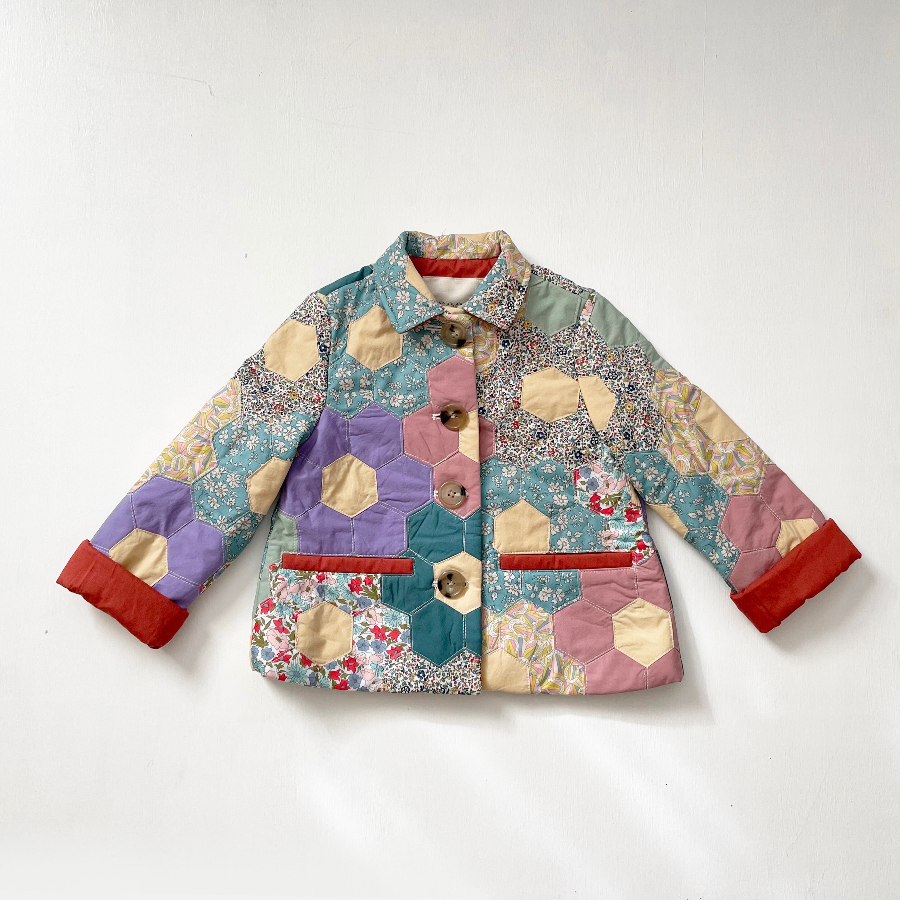 Hexagon Patchwork Jacket / Quilt Jacket - Etsy