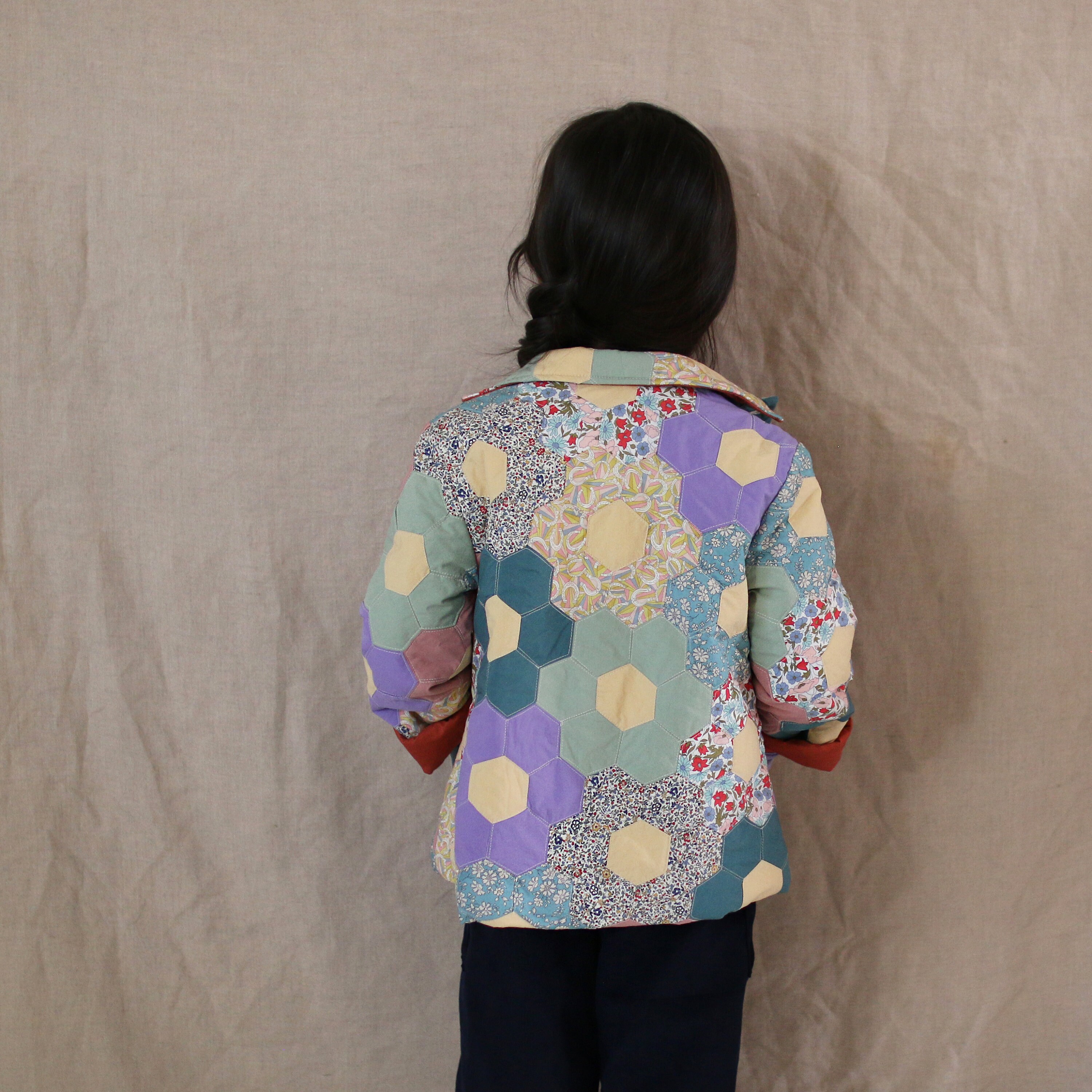 Hexagon Patchwork Jacket / Quilt Jacket - Etsy