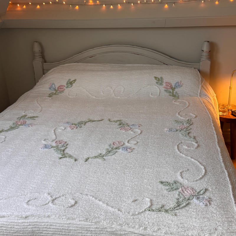 Chenille Bedspread Full Etsy