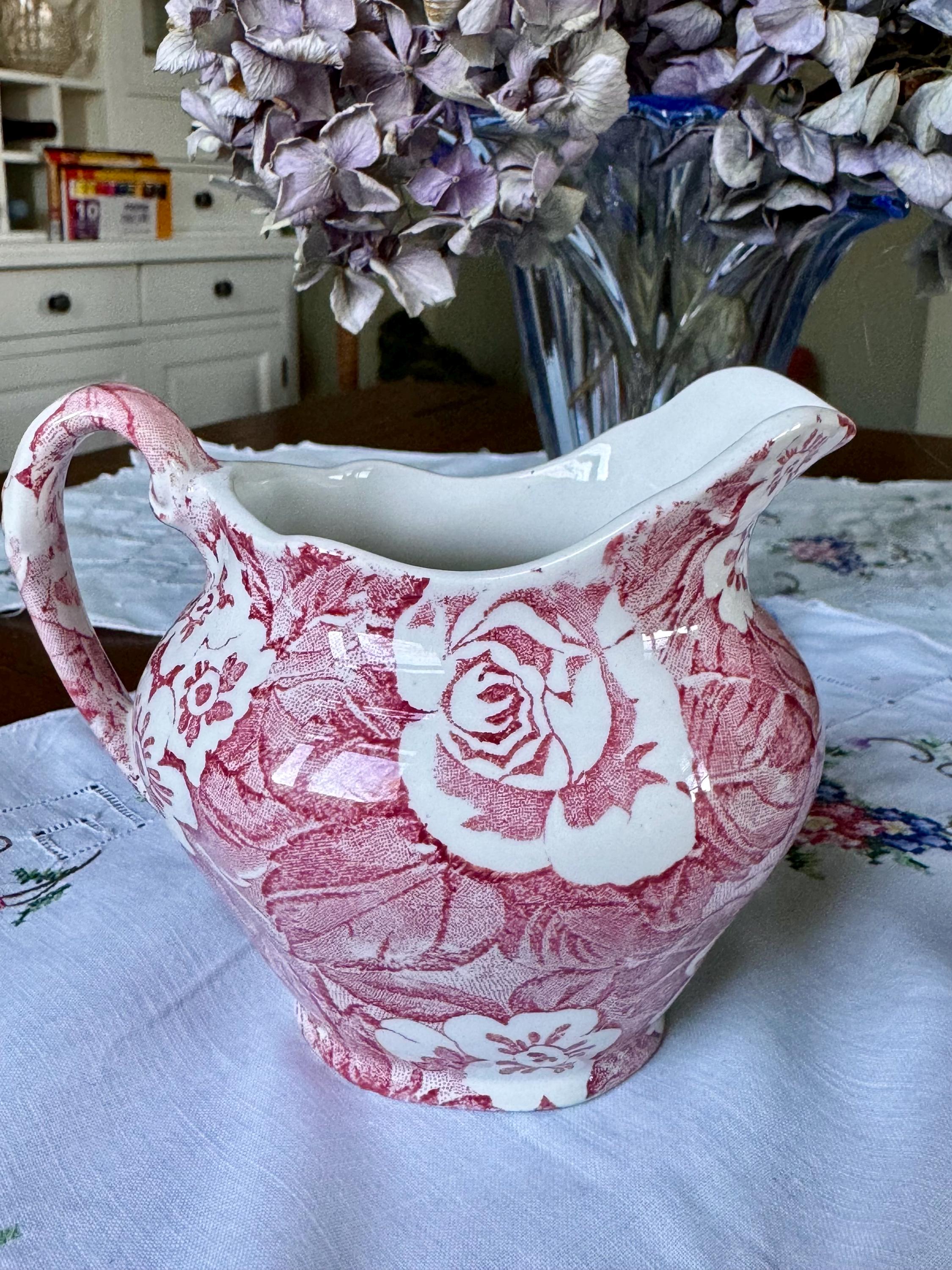 Burleigh Victorian Chintz Pink - Etsy