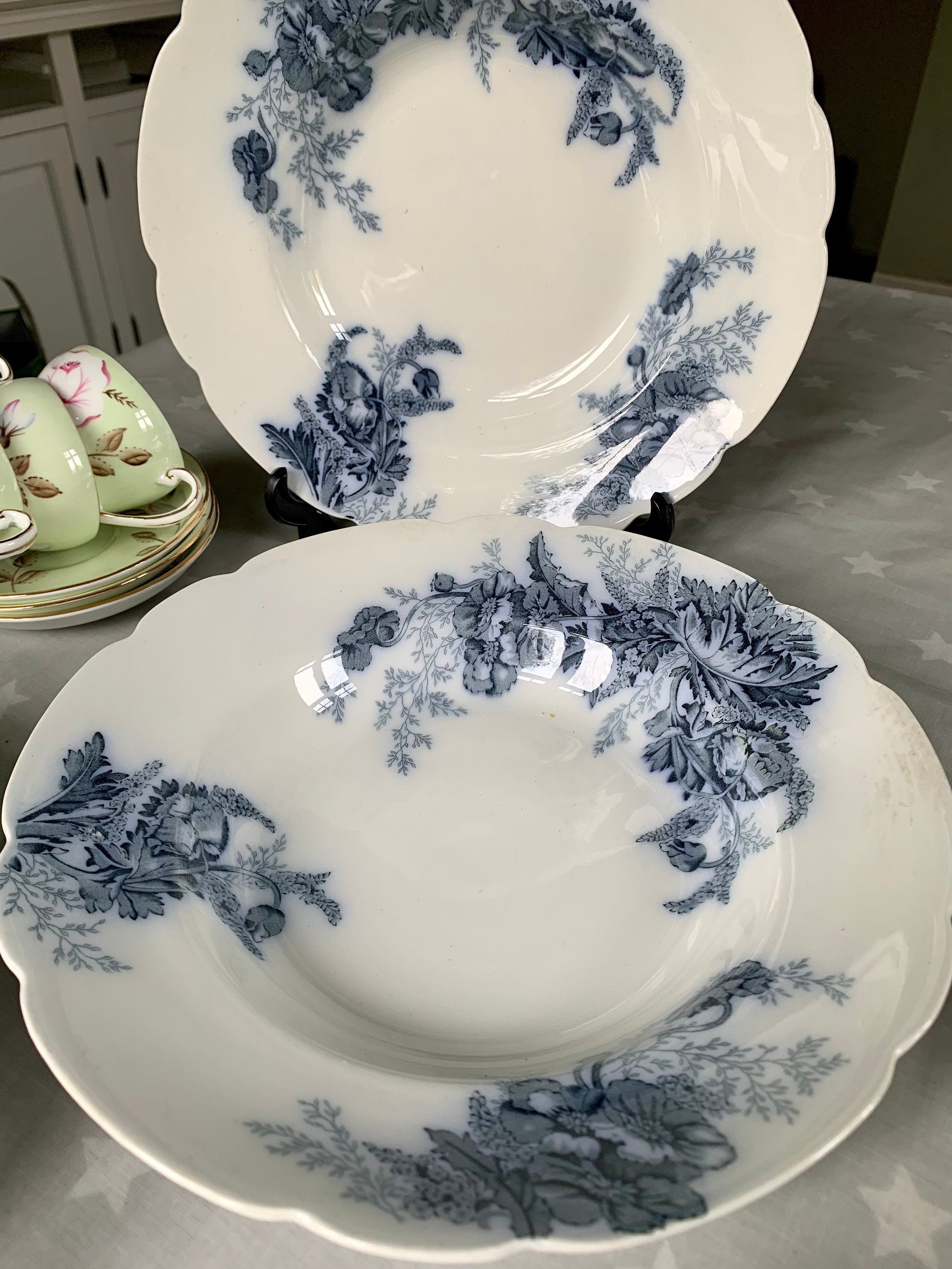 Johnson Brothers China Flow Blue - Etsy