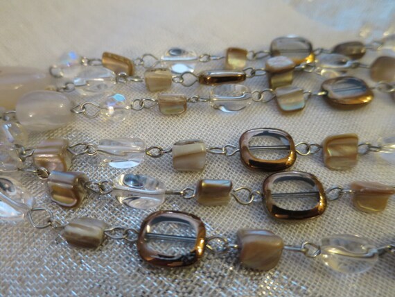 Gorgeous Vintage Retro Agate, mother of pearl, au… - image 9