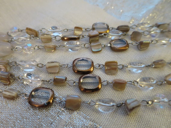 Gorgeous Vintage Retro Agate, mother of pearl, au… - image 3