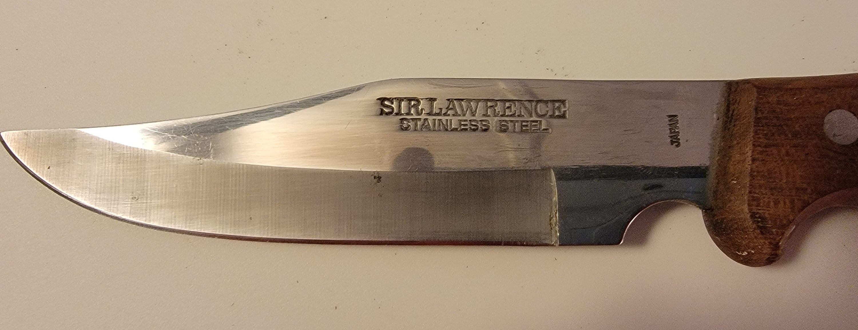 Vintage Sir Lawrence Japan Knife Stainless Steel Blade Etsy