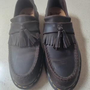 Doc Marten Air Wair Brown Adrian Tassel Loafer — US Sz 9 Men/Sz 10 Women image 1