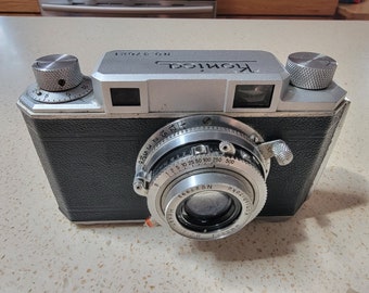 Konica III 35mm Rangefinder Film Camera 50s Retro Compact Analog