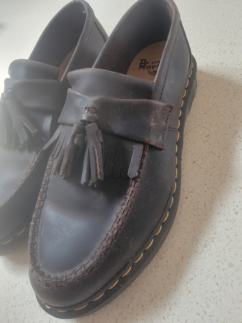 Doc Marten Air Wair Brown Adrian Tassel Loafer — US Sz 9 Men/Sz 10 Women image 3