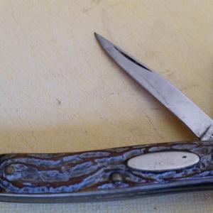 Vintage Imperial Pocket Knife - 2 Stainless Steel Blades - Providence RI USA