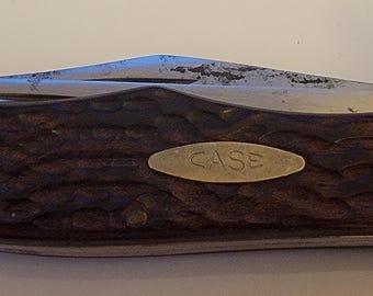 Vintage Case XX USA 1 Dot 1979 6265 SAB Folding Hunter Knife