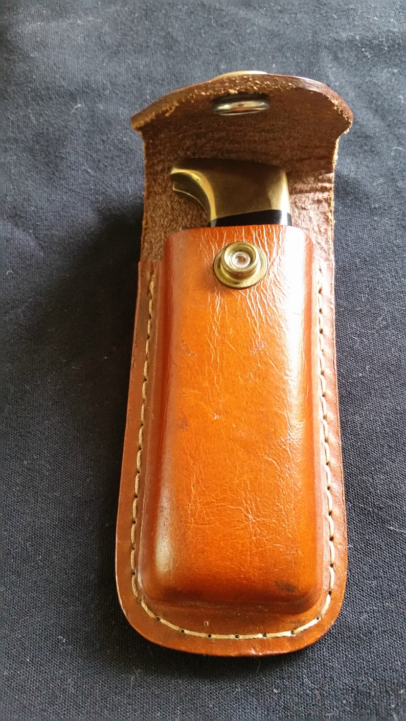 Vintage 1050 KERSHAW Kai Japan Folding Field Knife W/sheath Excellent