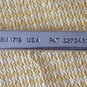 Snap On Tools 17mm X 19mm 12 Point Metric Offset Box Wrench XBM1719