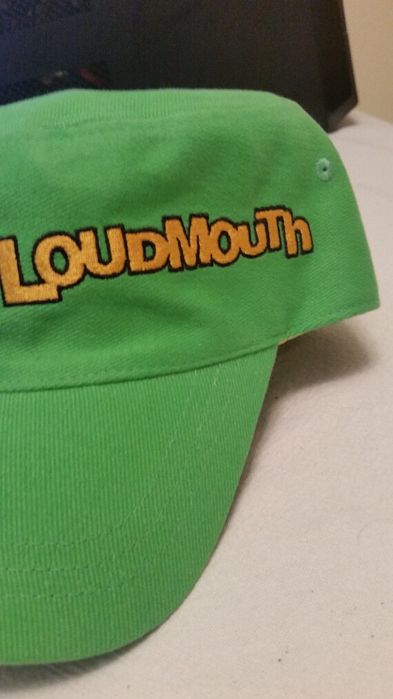 Loudmouth Golf Lime Green w/Gold Lettering Adjust… - image 3