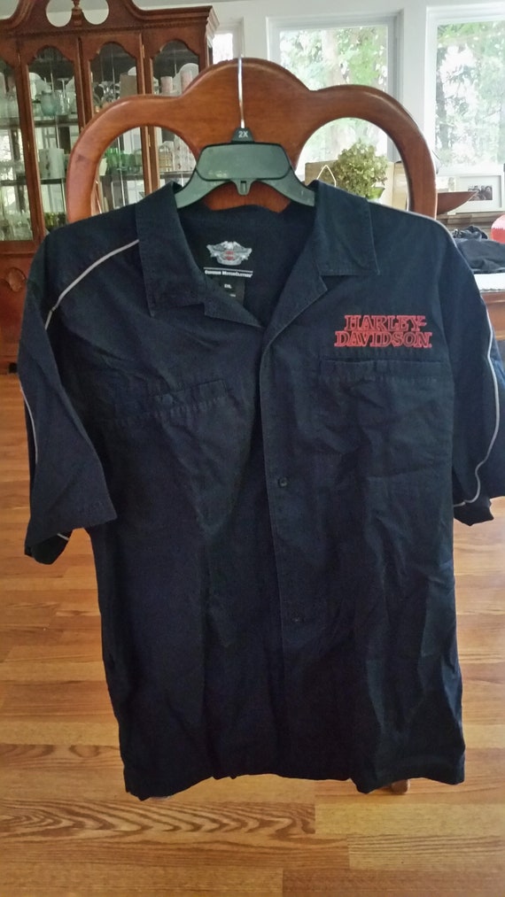 Genuine Harley-Davidson Garage Shop Shirt 2XL Blac