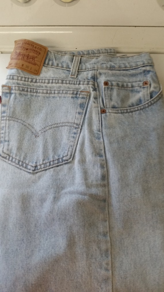 USA製 W36 Levi's560 LOOSE FIT TAPERED LEG Vintage Levi's 560 Loose Fit Tapered Leg Jeans Men's Size 36W X