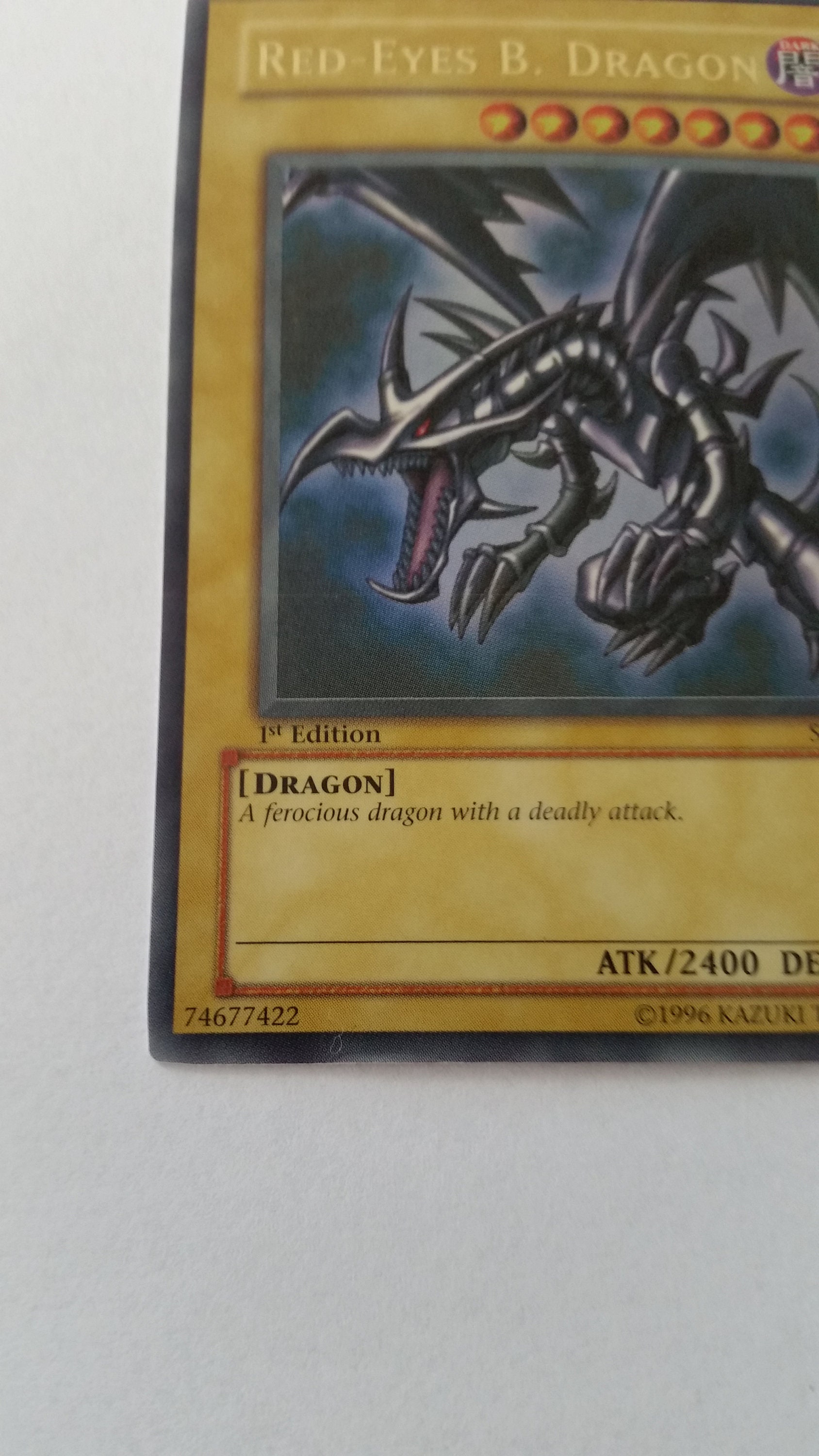 yugioh card red eyes b dragon Red-Eyes Black Dragon (YAP1-EN002) ValueTCG