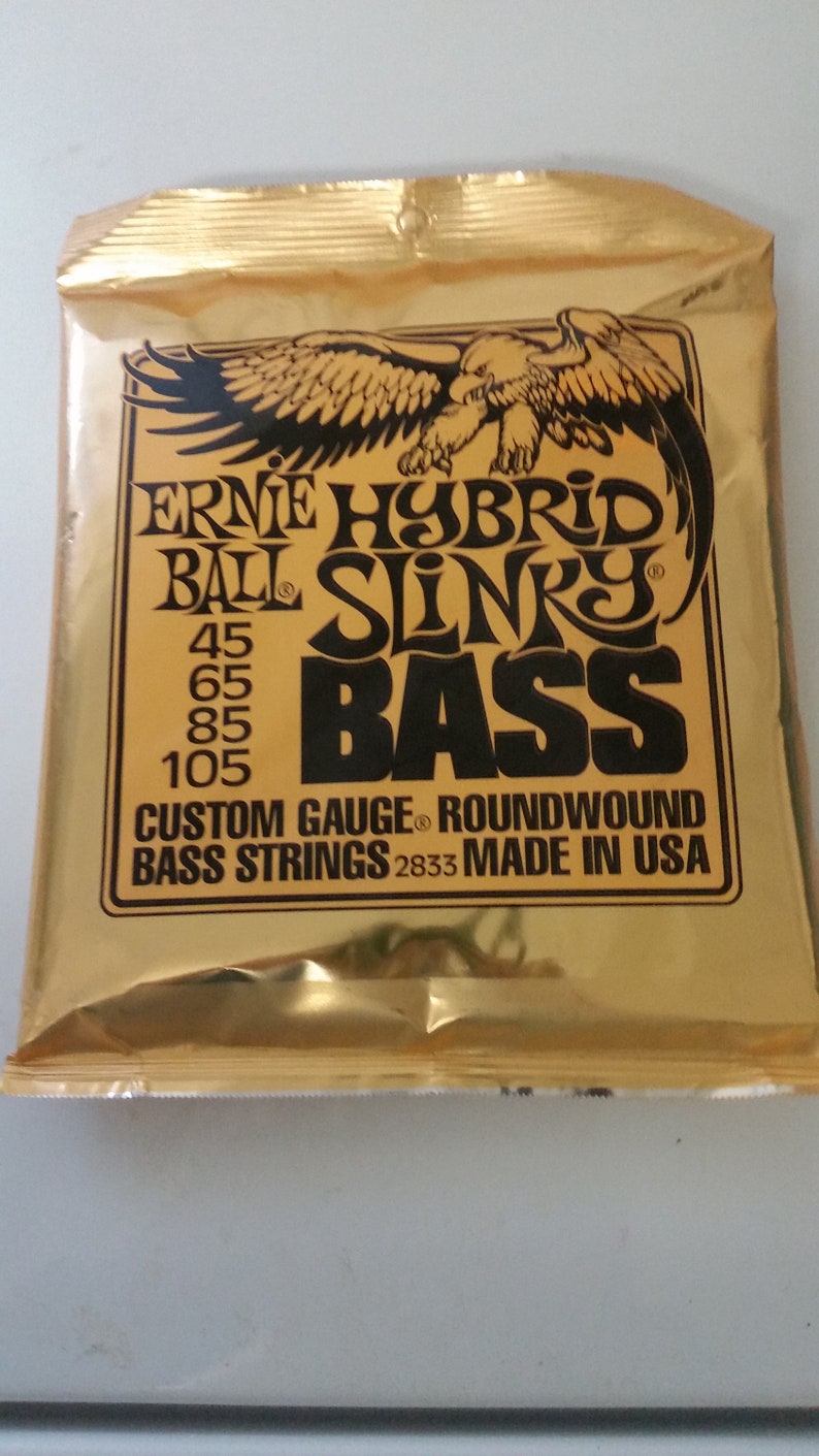 Ernie Ball 2833 Hybrid Slinky Nickel Wound Electric Bass Strings 45105