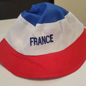 France Soccer Bucket Hat - Out Of The Blue - Made In Germany - New With Tags
