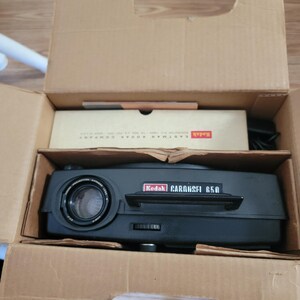 Kodak Carousel 650 Desktop 35mm Slide Projector, Box & Manual - Needs Repair image 1