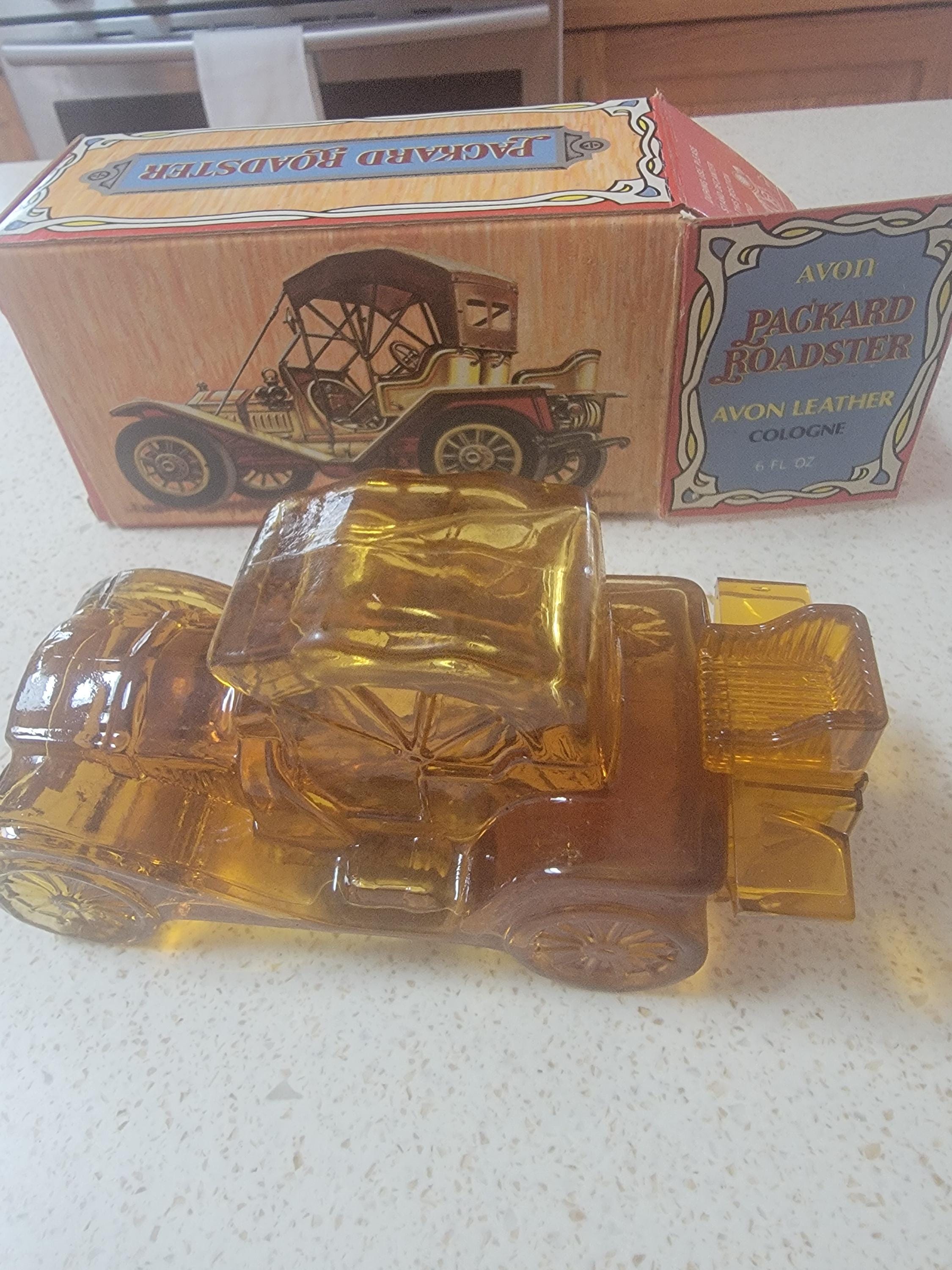 Vintage Avon Packard Roadster - Leather Cologne - Full Decanter Brand ...