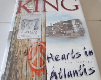 Hearts In Atlantis by Stephen King 1999 HCDJ 1st Edition 1st Print  Ex Condition