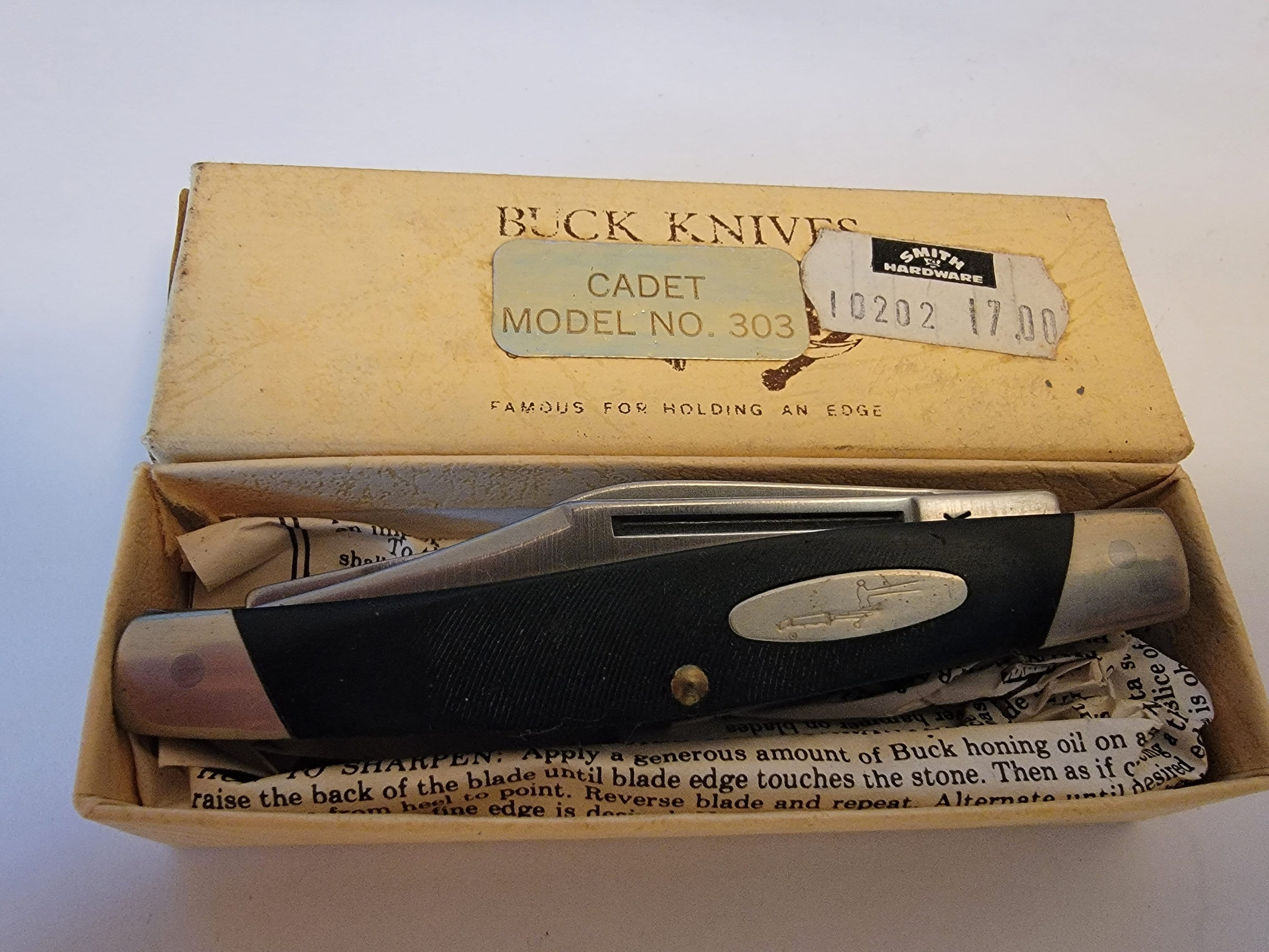 Buck 303 cadet hotsell