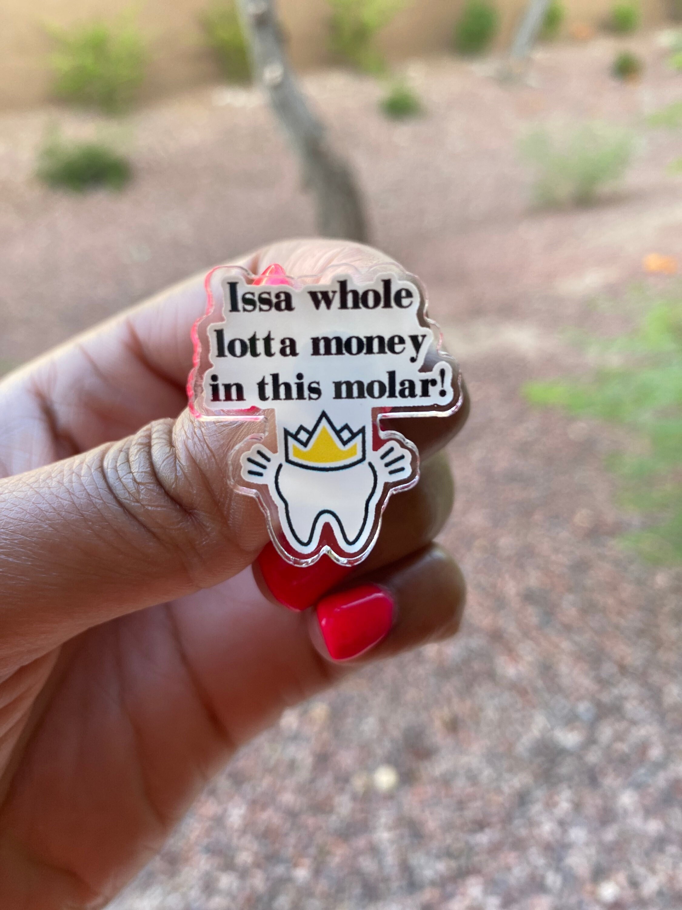 Dental Crown Tooth Pin, Dentist Pin, Hygienist Pin, Gifts for Dentist ...