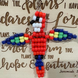 kandi beaded animal keychains