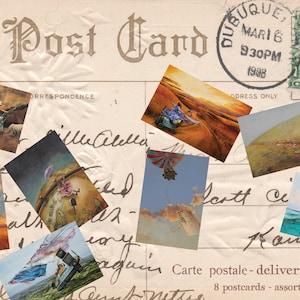 Carte Postale - Delivering Dreams assortment, Postcrossing Postcards, Snailmail, Postcard Set