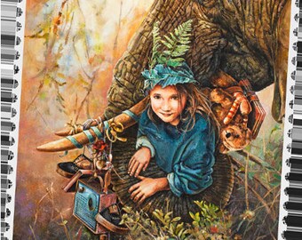 Sello de Postcrossing, pegatina de Postcrossing, regalo para Postcrosser, sellos engomados de estilo vintage, arte de Lori Preusch, sello "Criando hijos"