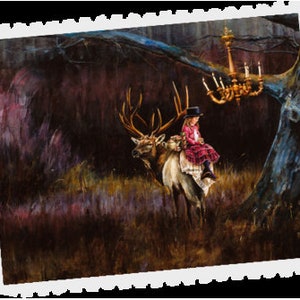 Postcrossing Stamp, Postcrossing Sticker, Gift for Postcrosser, Gummed Vintage-Style Stamps, Woodland Animal Art, Lori Preusch Art