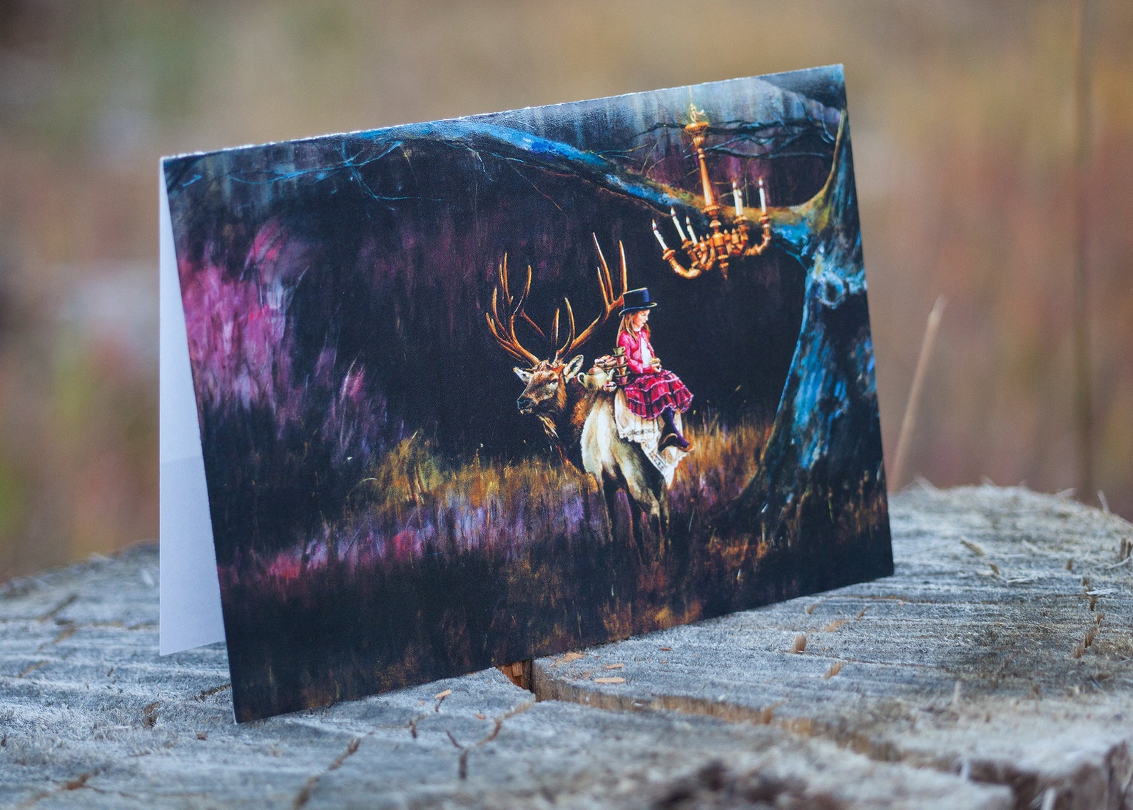 Elk Christmas Card Elk Holiday Card Wildlife Christmas Card Etsy