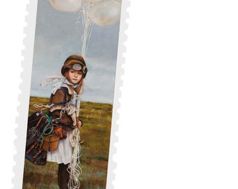 Solo Gummed Backed Stamp, Vintage Stamp, Postcrossing Stamp, Snail Mail, Aviation Art, Happy Mail Sticker, Postcrosser gift idea