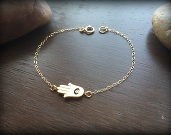 Collana In Argento Sterling Con Hamsa, Fatima E Occhio Di Horus - Ciondolo Tramonto/Alba - UPC 705353234484