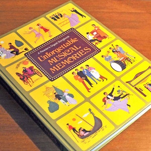 Vintage Unforgettable Musical Memories Songbook, 1984 Readers Digest Hardcover Music Book, Spiral Bound Book of Sheet Music, Sheet Music image 2