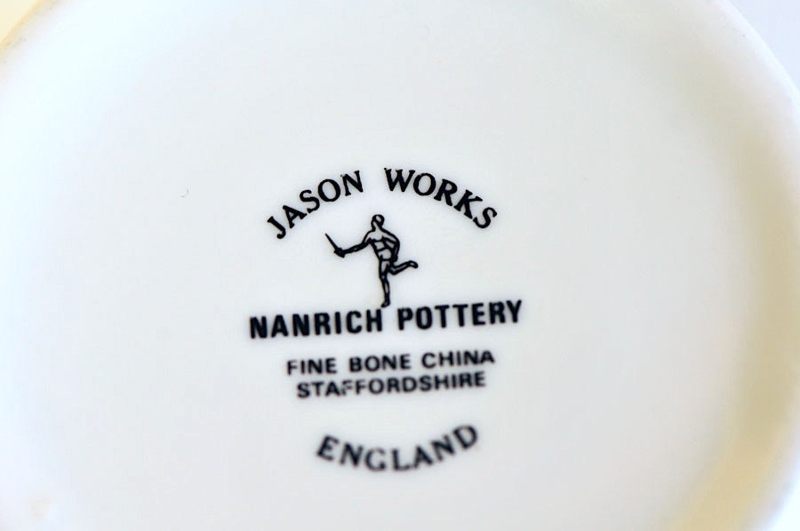 Vintage Jason Works Nanrich Pottery Souvenir of Wales Pilgrim Etsy