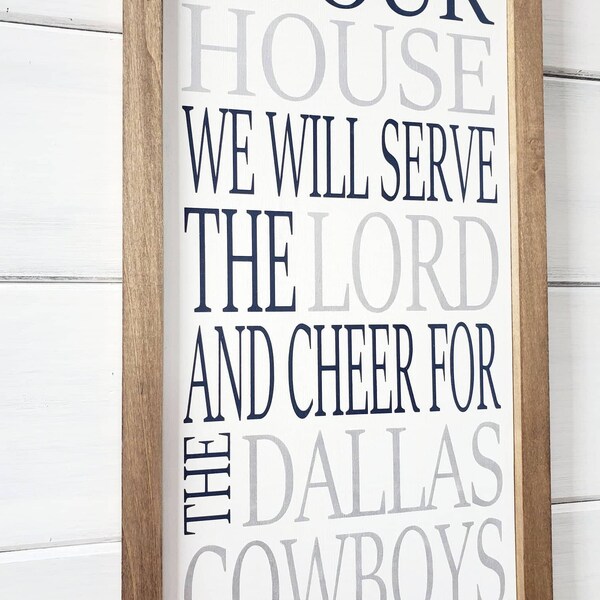 Dallas Cowboys House Sign Etsy