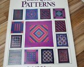 Vintage Amish Quilt Patterns Book 1984 Rachel T. Pellman Quilting Sewing Pattern Craft Textiles Templates for 30 Antique Amish Quilts