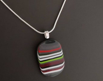 Fordite Necklace. Motor City Agate.  Pendant Made in Detroit.