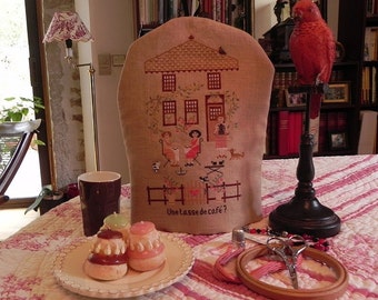 Chart  cup of coffee coffee cosy