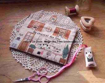 Chart Melissa Chocolate Shop stitching Pocket