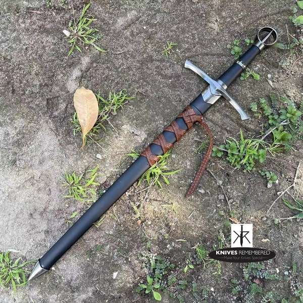 Monogram Sword, Custom Sword, Personalized Sword, Engraved Sword, 23" Medieval Knight Warrior's Irish Celtic Short Sword with Scabbard
